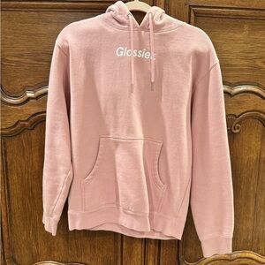 Glossier Original Pink Hoodie